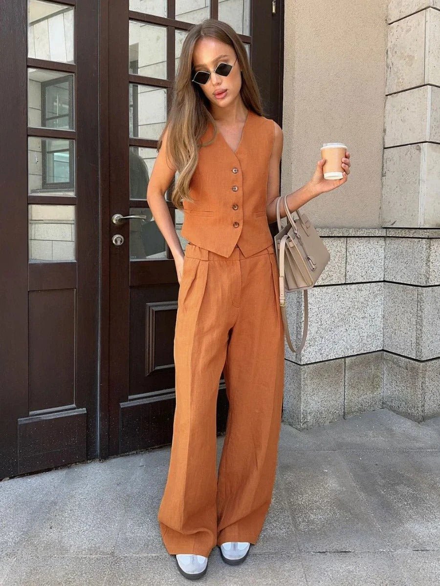 Nola - Women's Elastic Two-Piece Set - photo 3