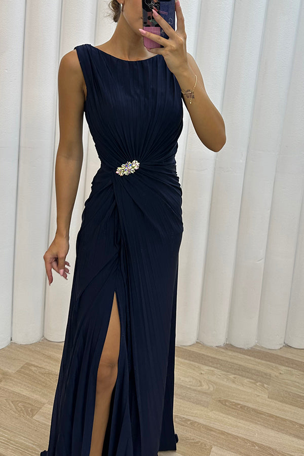 Deena - Women's Embellished Slit Evening Maxi Dress - photo 9
