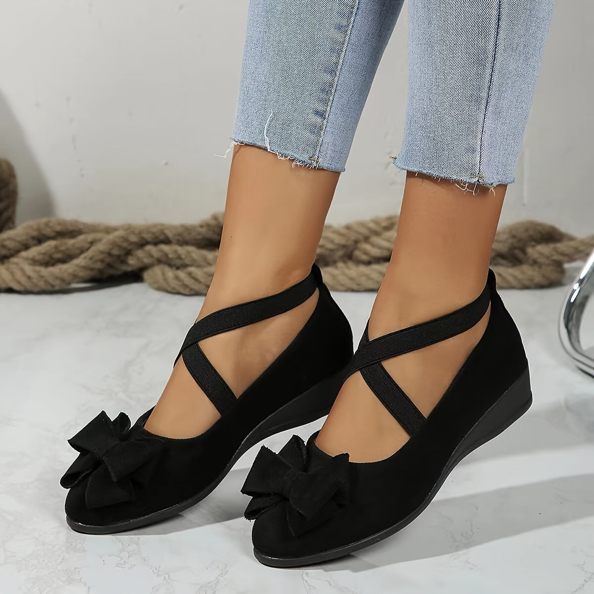 Perrine - Women's Suede Ballet Shoes - photo 9