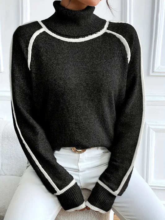 Romy - Women's Blocking Sweater - photo 2