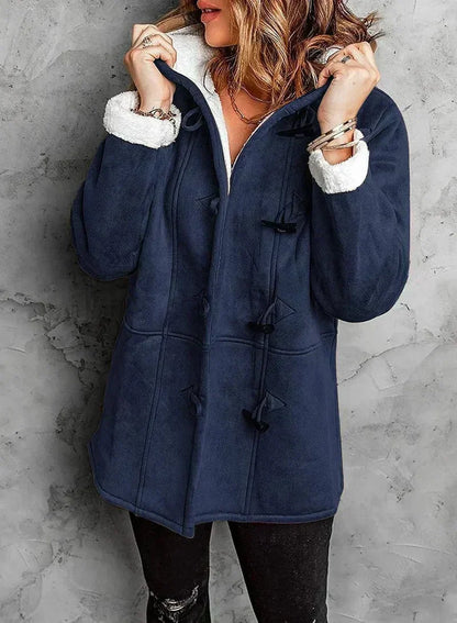 Clemence - Women's Fleece Hooded Coat - photo 11