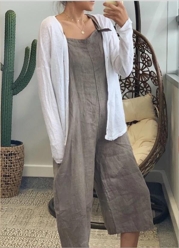 Tilda - Women's Boho Wide-Leg Jumpsuit