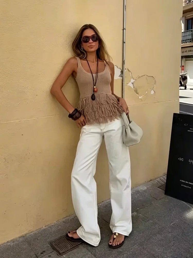 Agnes - Women's Sleeveless Knit Top - photo 3