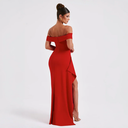 Georgiana - Women's Off-Shoulder Evening Dress - photo 11