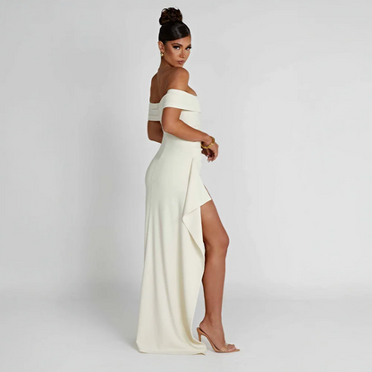 Georgiana - Women's Off-Shoulder Evening Dress - photo 12
