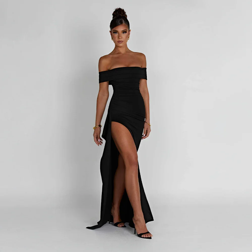 Georgiana - Women's Off-Shoulder Evening Dress - photo 5