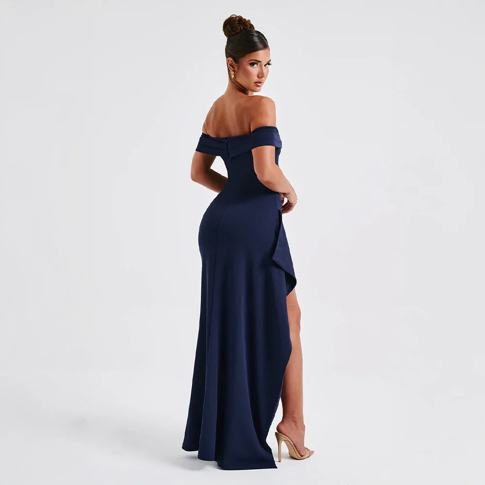 Georgiana - Women's Off-Shoulder Evening Dress - photo 9