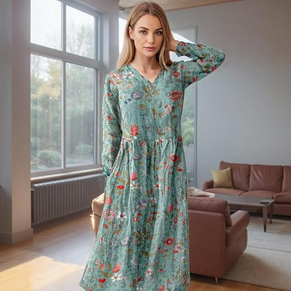Joy - Floral Print Women's Dress (Plus Size Available) - photo 1