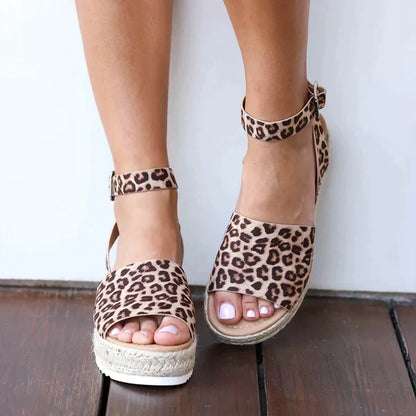 Cleo - Women's Leather Platform Sandal - photo 3