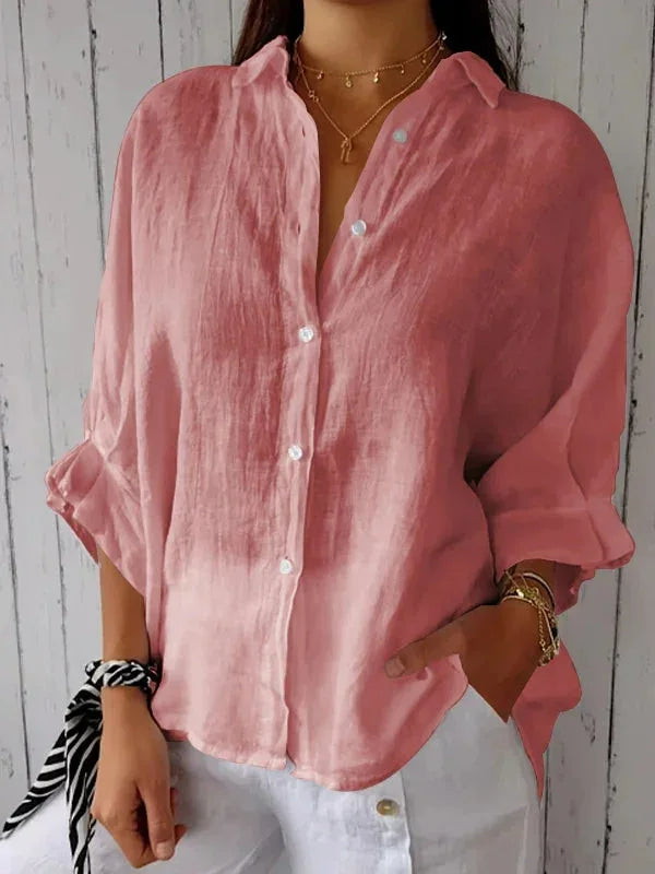 Zora - Women's Cotton Linen Top