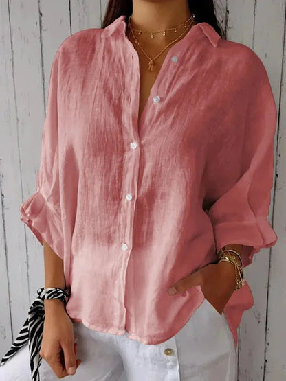 Zora - Women's Cotton Linen Top