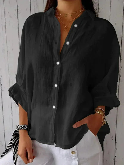 Zora - Women's Cotton Linen Top