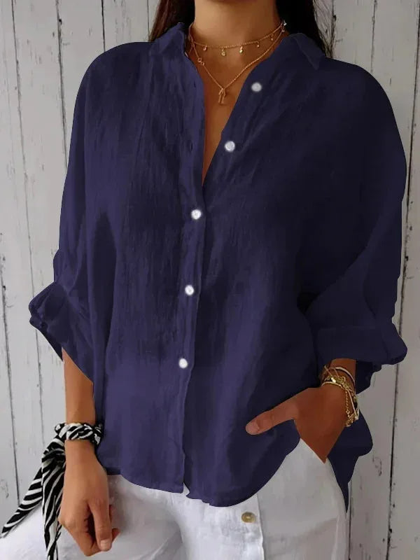 Zora - Women's Cotton Linen Top
