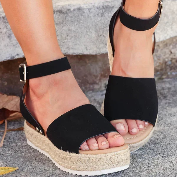 Cleo - Women's Leather Platform Sandal - photo 6