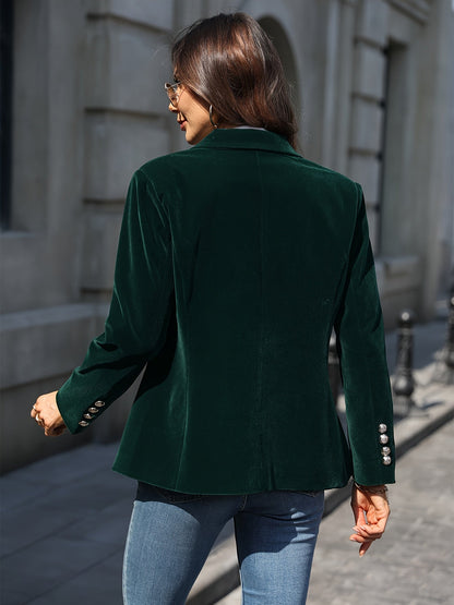Rosalind - Women's Velvet Accents Blazer
