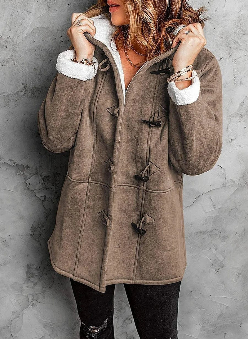 Clemence - Women's Fleece Hooded Coat - photo 10