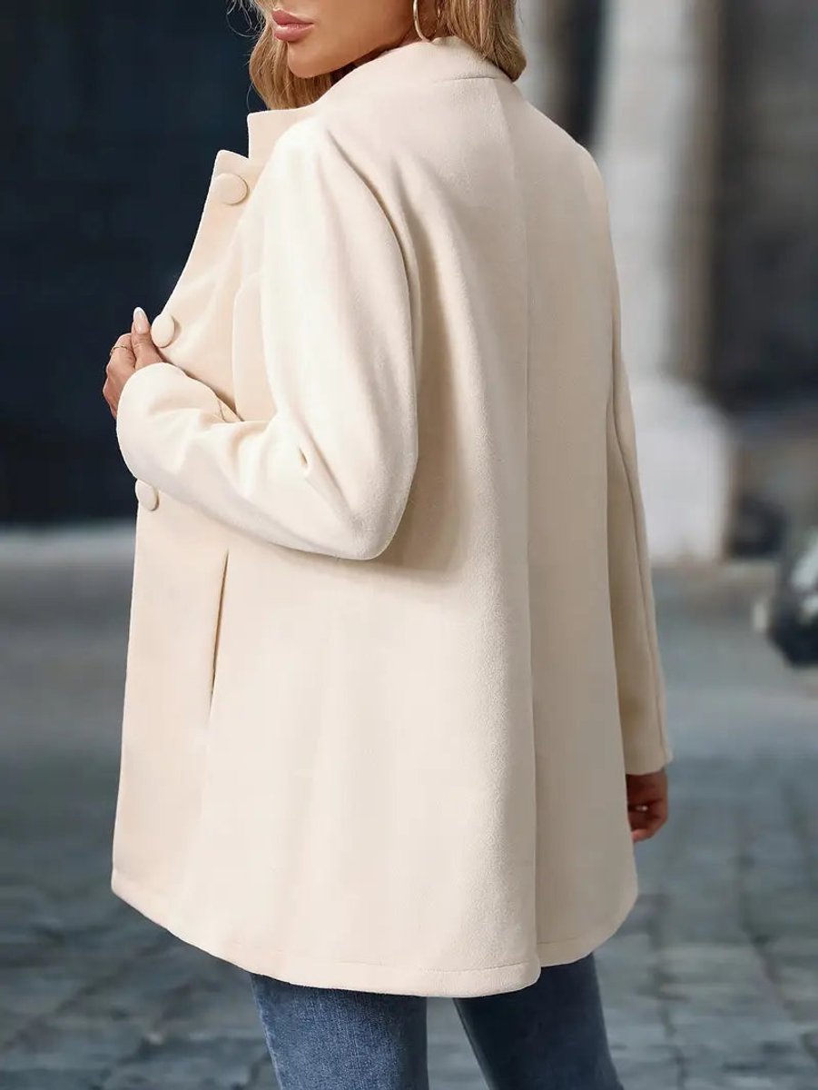 Alma - Women's Stand-Collar Button-Front Jacket - photo 10