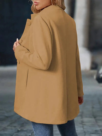 Alma - Women's Stand-Collar Button-Front Jacket - photo 4