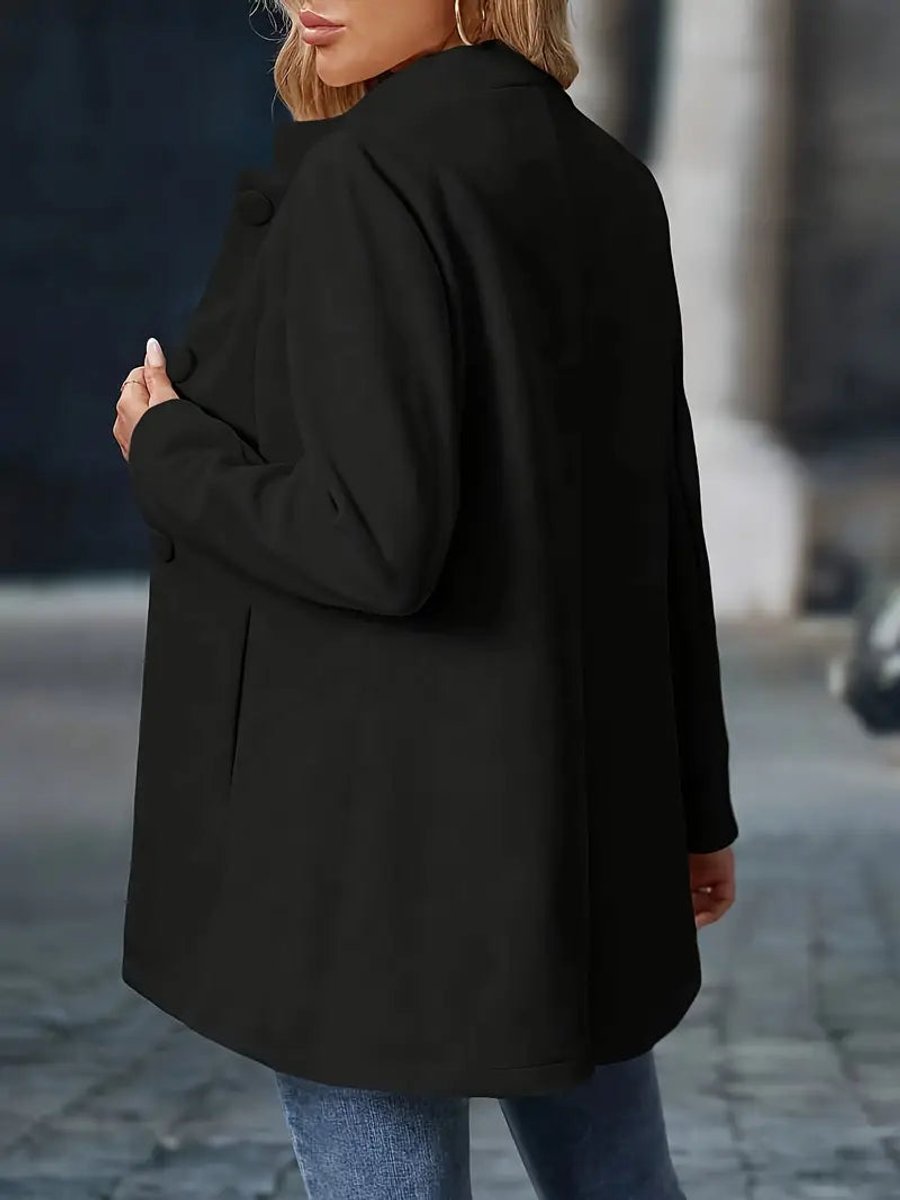 Alma - Women's Stand-Collar Button-Front Jacket - photo 7