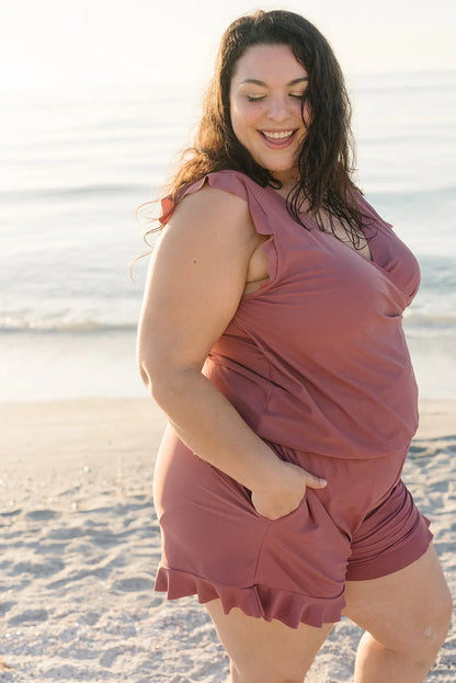 Abigail - Plus Size Swimsuit with Tummy Coverage for Women - photo 8