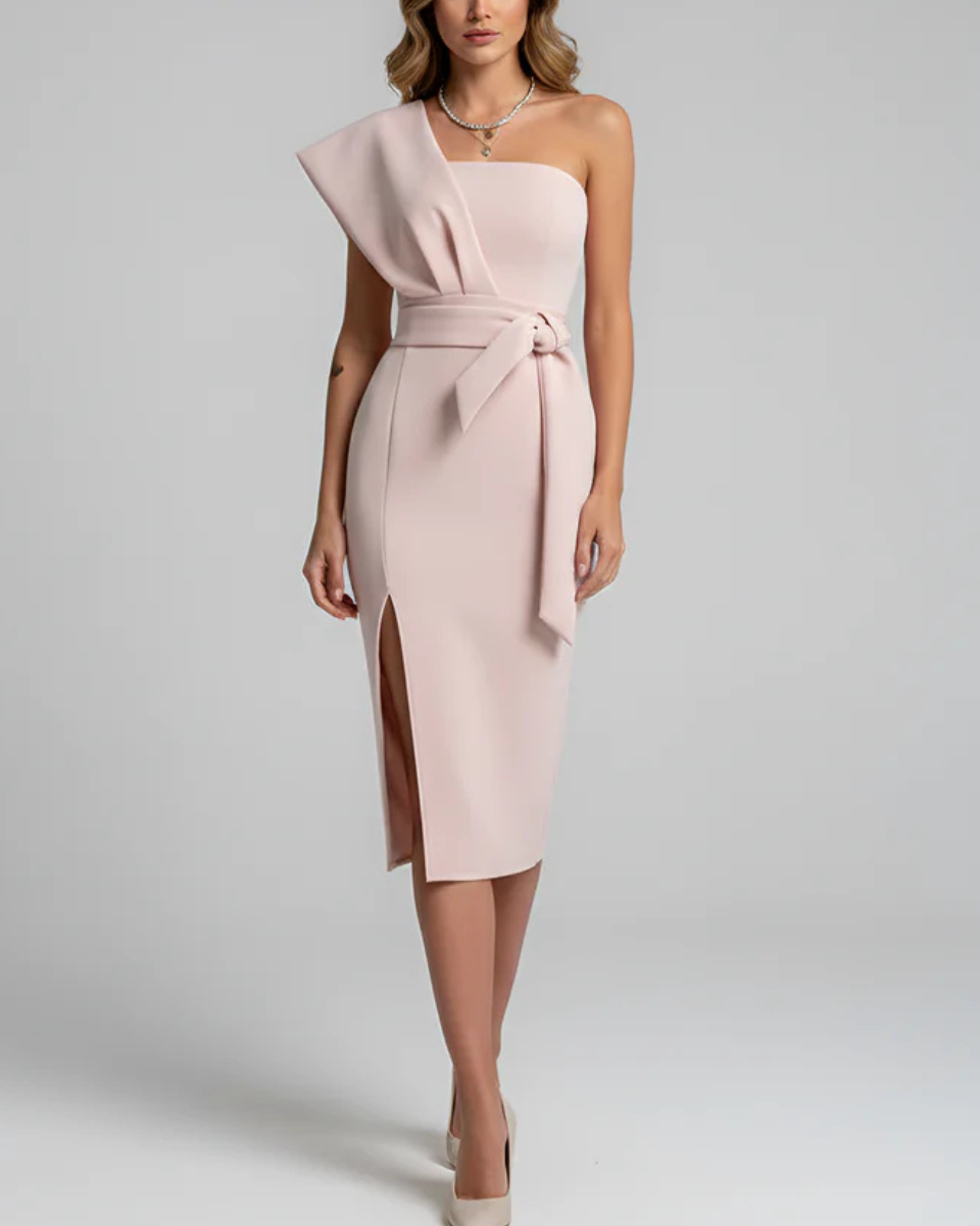 Elodie - Women's One-Shoulder Cocktail Dress - photo 1