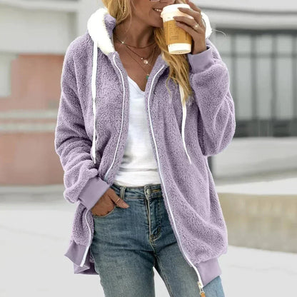 Romy - Women's Hooded Fleece Winter Jacket - photo 2