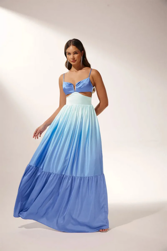 Imogen - Women's Cut-Out Maxi Slip Dress - photo 2