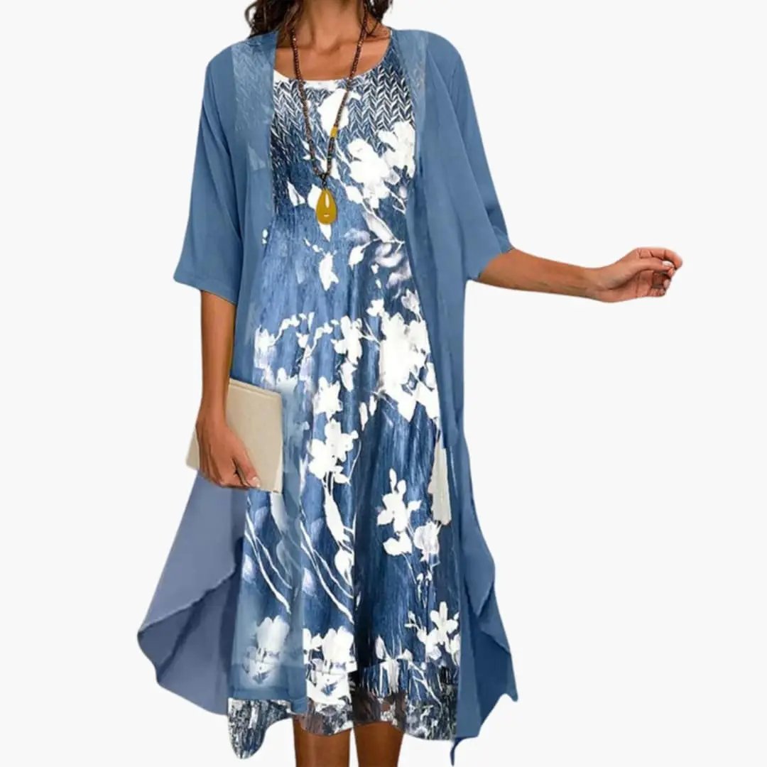 Yolande - Women's Midi Floral Dress - photo 1