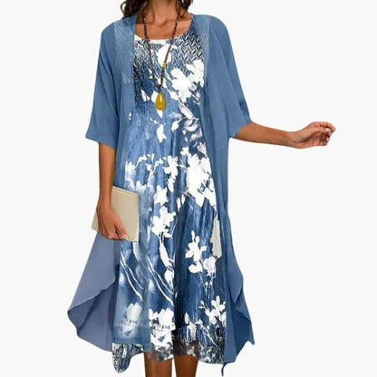Yolande - Women's Midi Floral Dress - photo 1