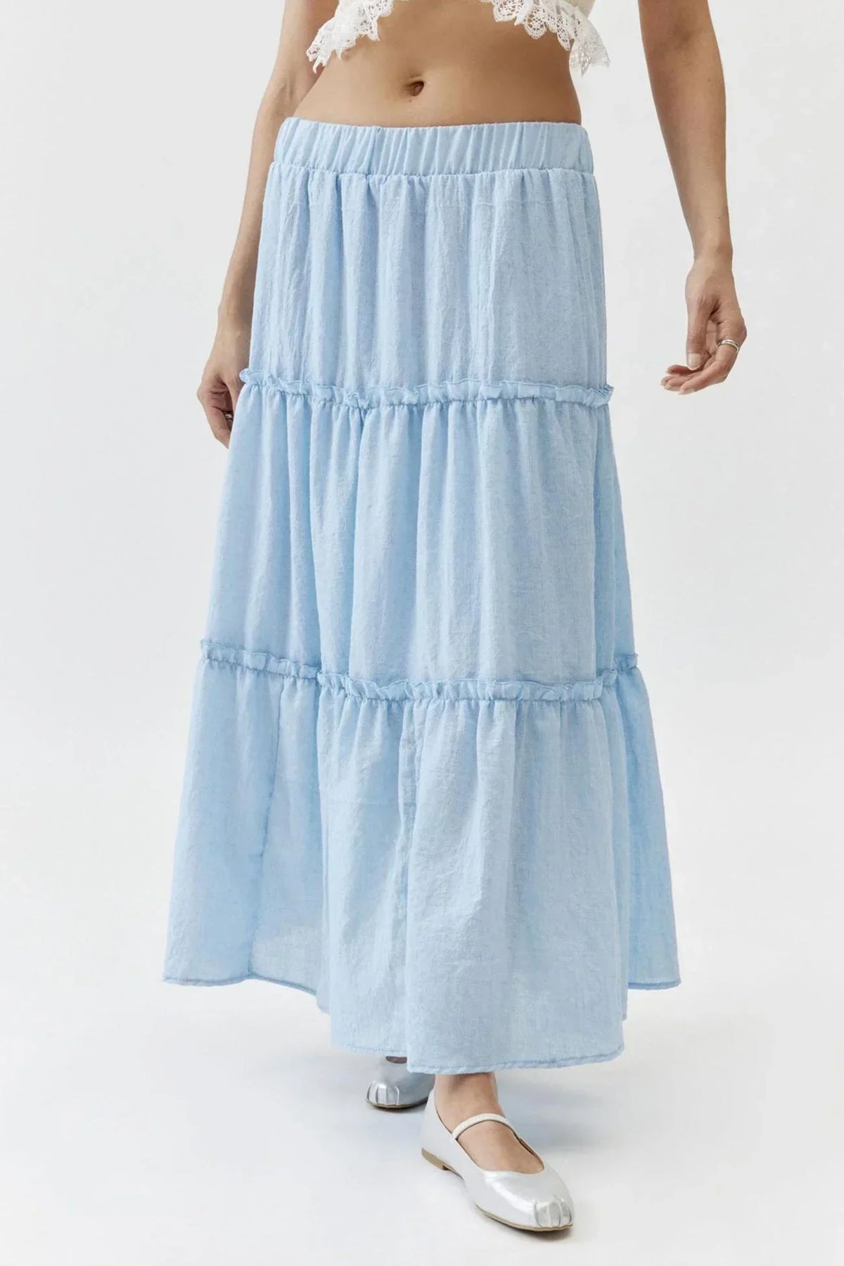 Marguerite - Women's Tiered Boho Pants - photo 1