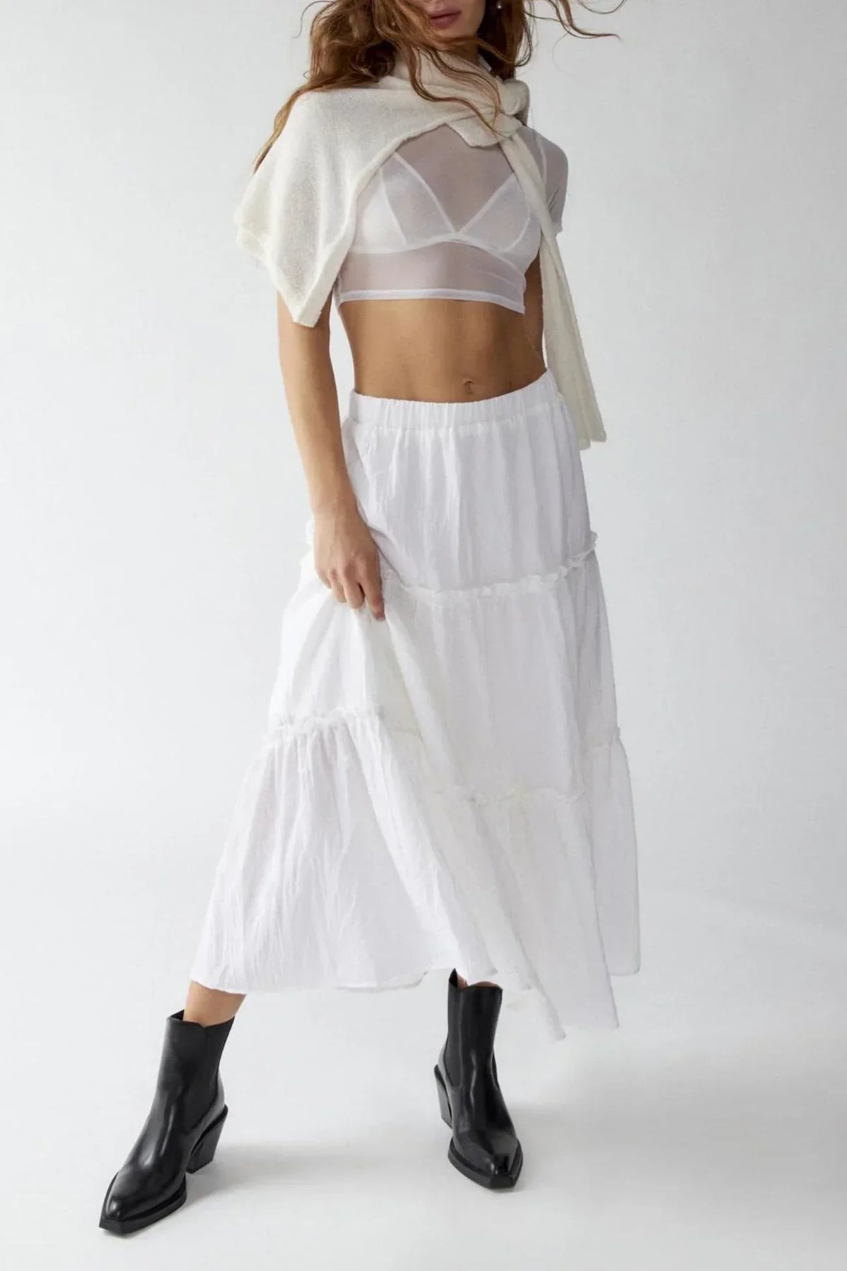 Marguerite - Women's Tiered Boho Pants - photo 11