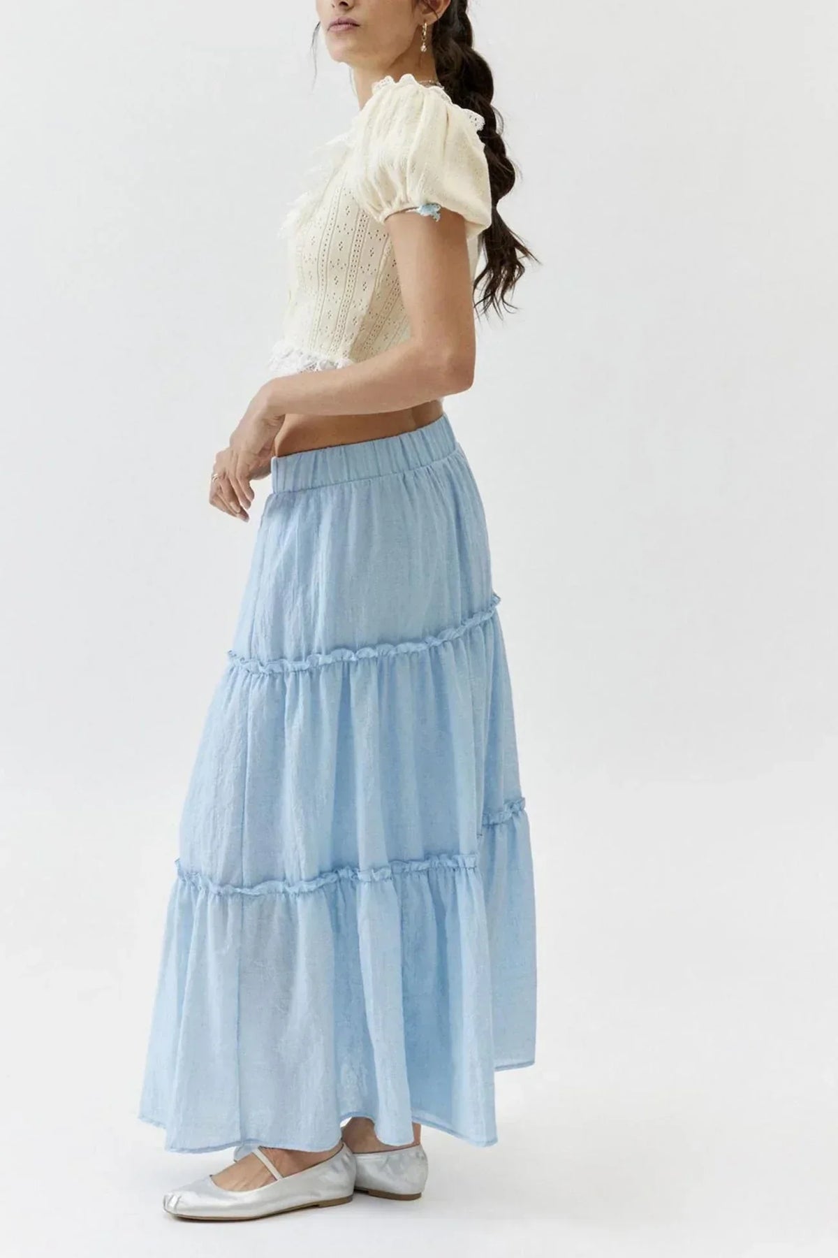Marguerite - Women's Tiered Boho Pants - photo 4