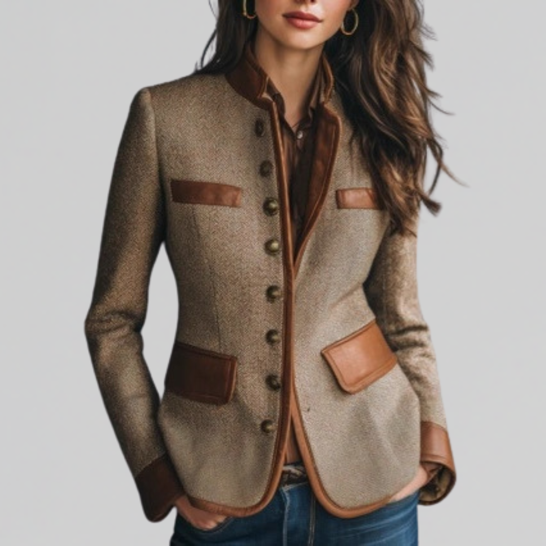 Una - Women's Relaxed Blocking Blazer - photo 1