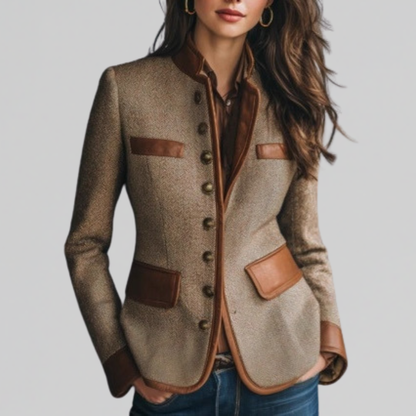 Una - Women's Relaxed Blocking Blazer - photo 1