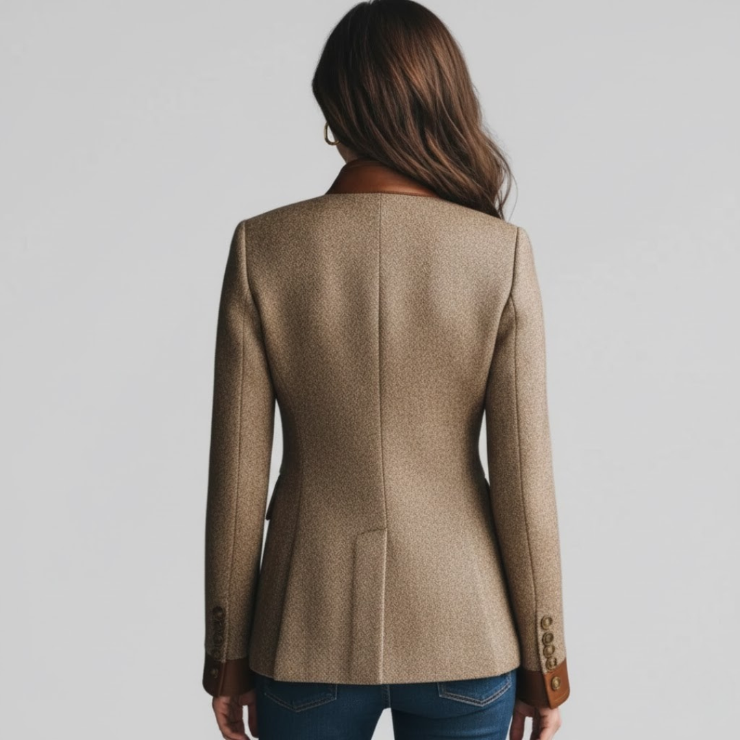Una - Women's Relaxed Blocking Blazer - photo 2
