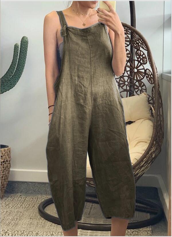 Tilda - Women's Boho Wide-Leg Jumpsuit