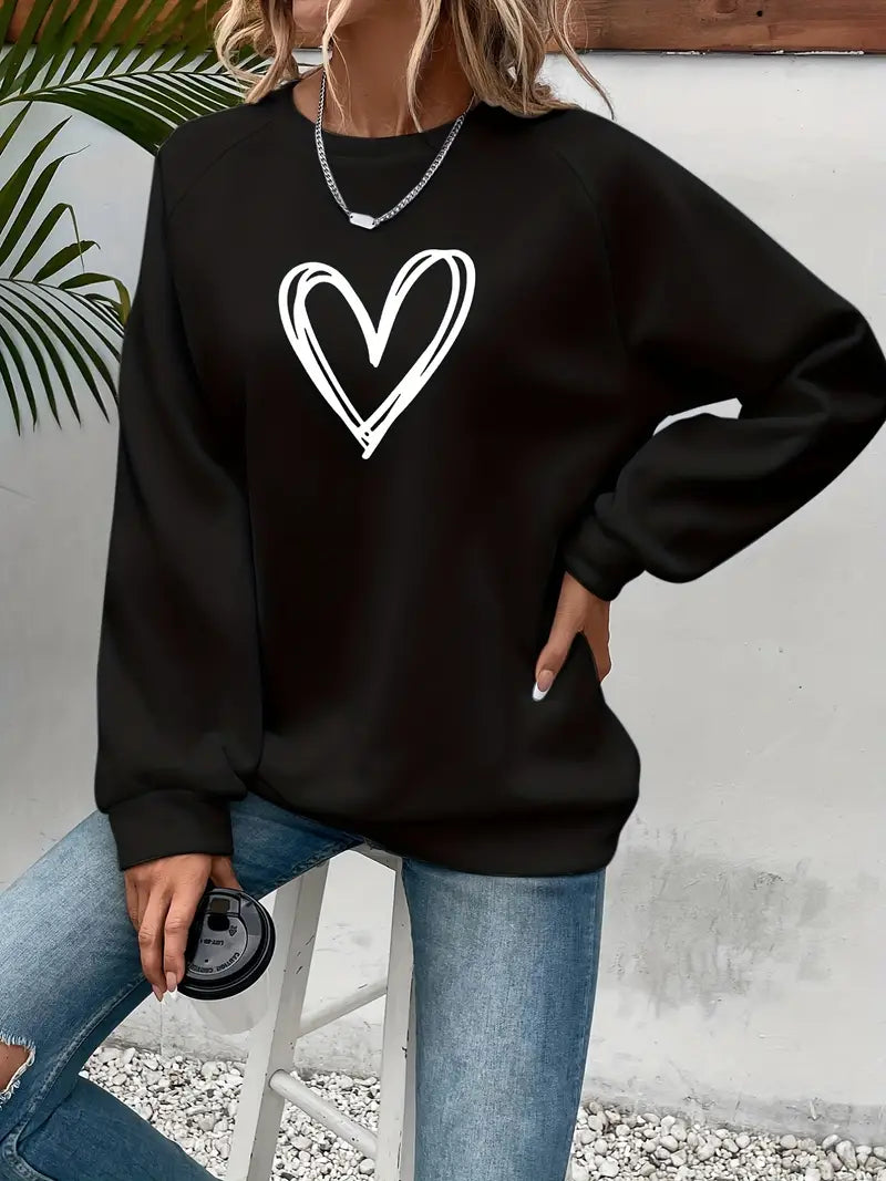 Nola - Women's Long Heart Sweater - photo 3