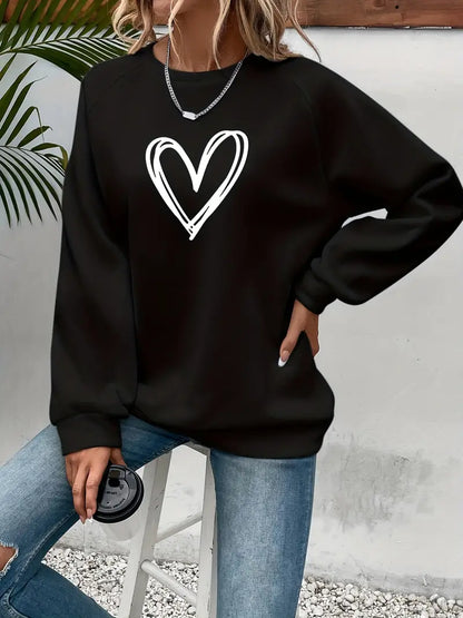 Nola - Women's Long Heart Sweater - photo 3