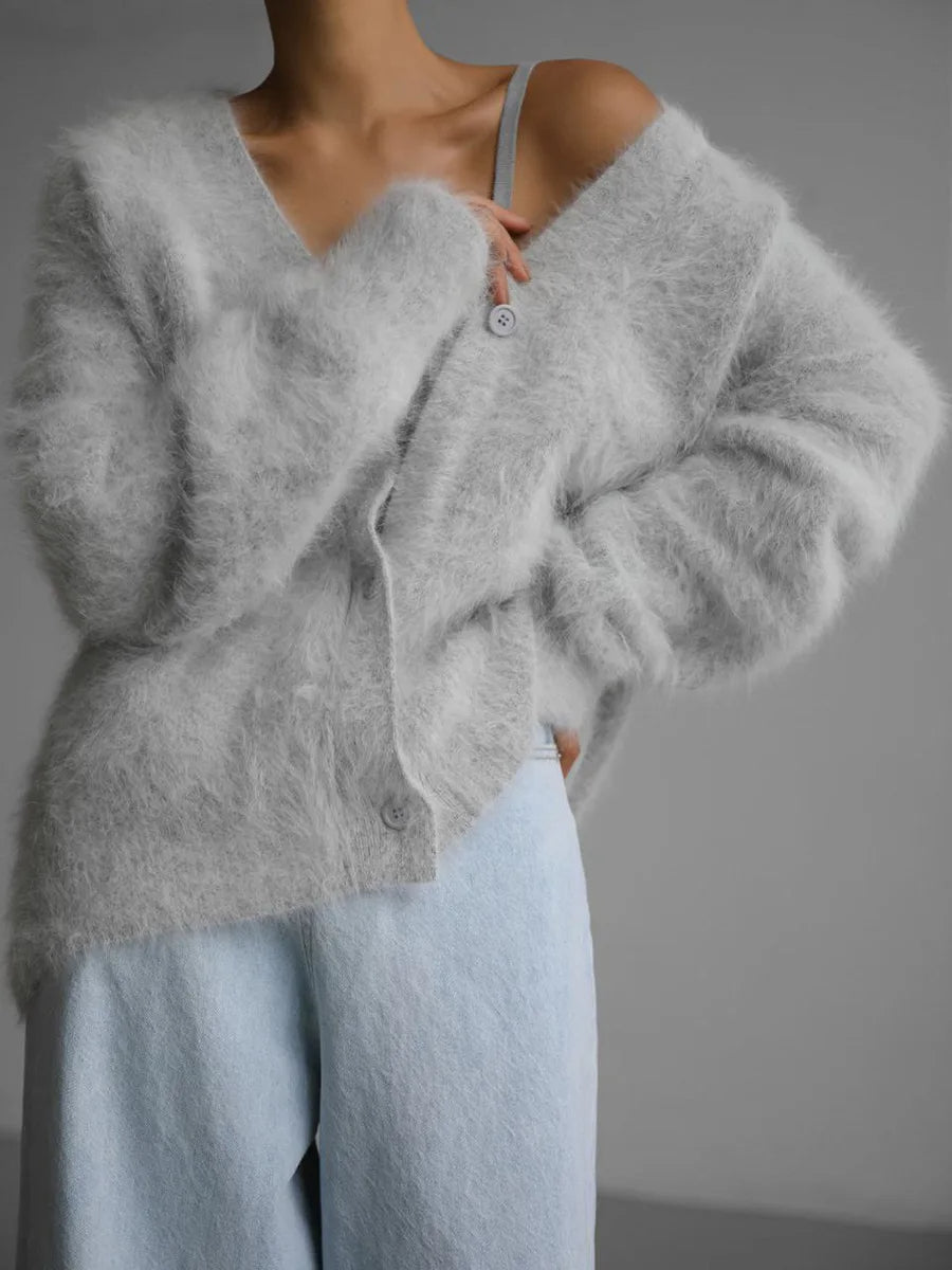 Nadine - Women's Relaxed Knit Sweater - photo 7
