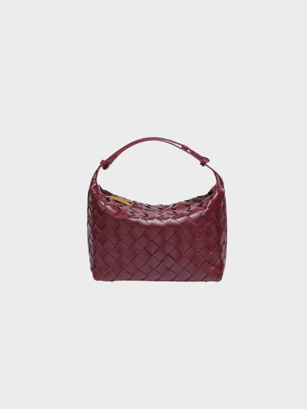 Rebecca - Women's Mini Woven Faux Leather Bag - photo 1