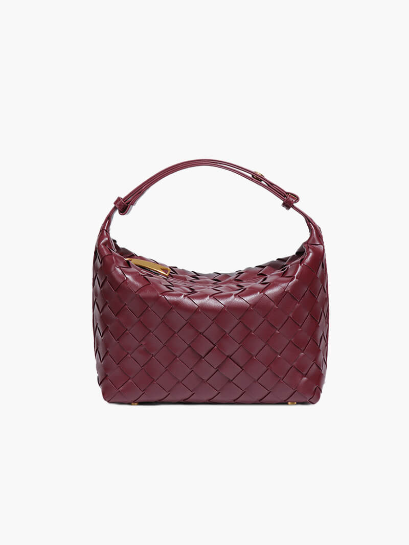 Rebecca - Women's Mini Woven Faux Leather Bag - photo 2