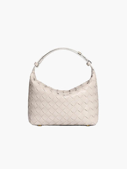 Rebecca - Women's Mini Woven Faux Leather Bag - photo 3