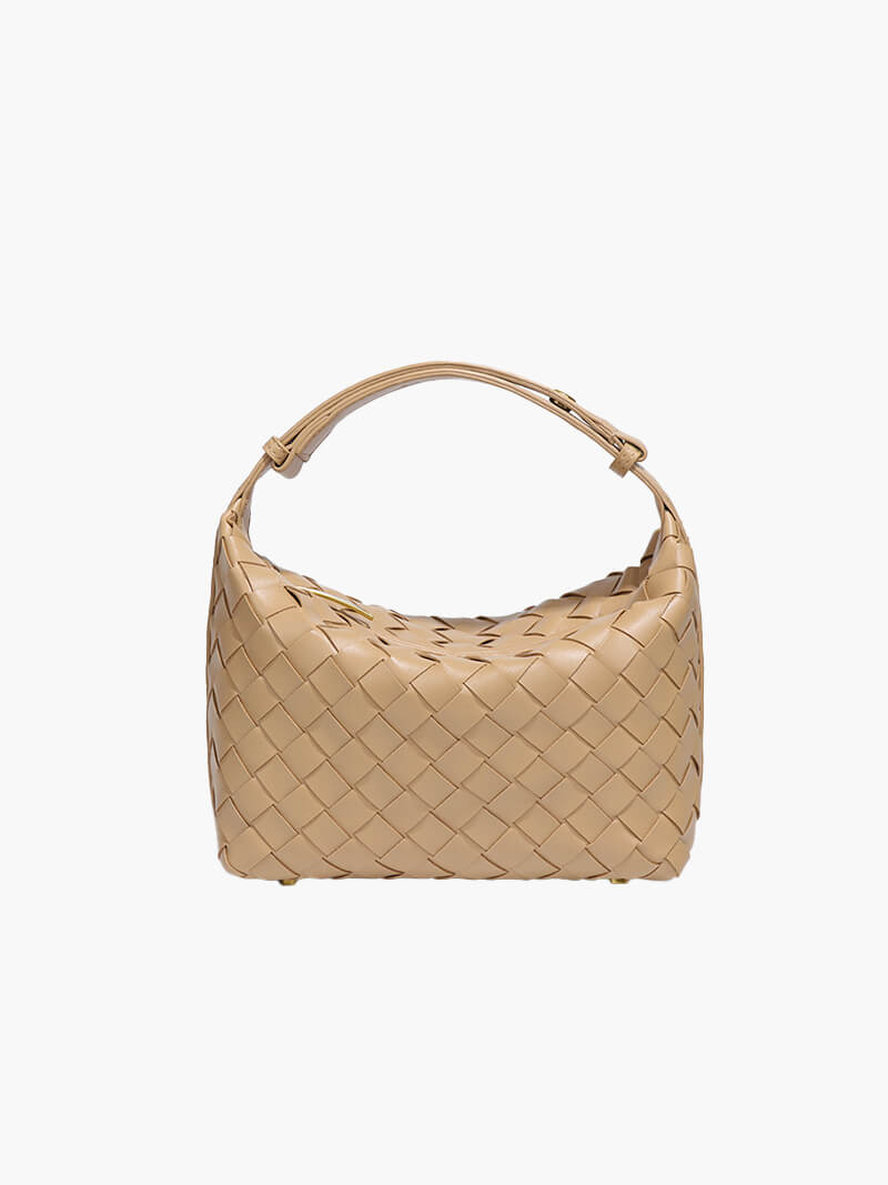 Rebecca - Women's Mini Woven Faux Leather Bag - photo 4