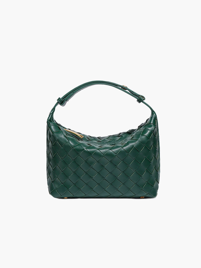 Rebecca - Women's Mini Woven Faux Leather Bag - photo 5