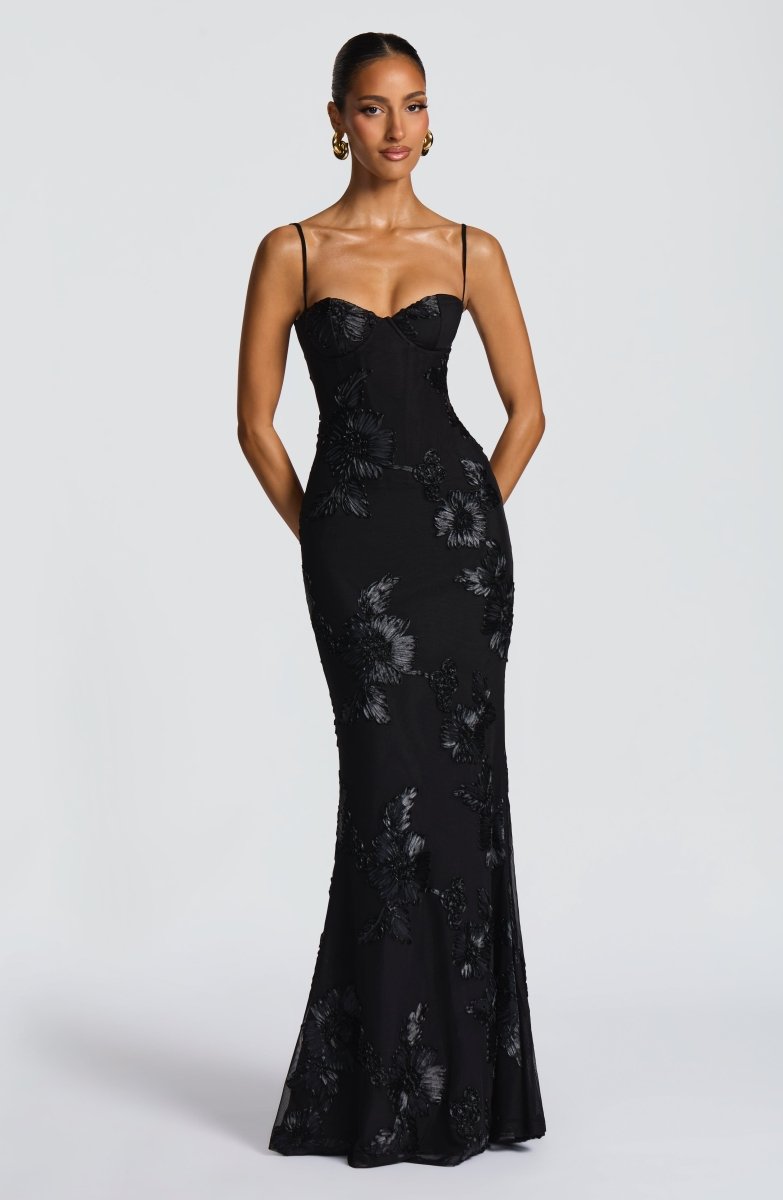 Aurelie - Women's Sheath Maxi Fitted Dress - photo 1