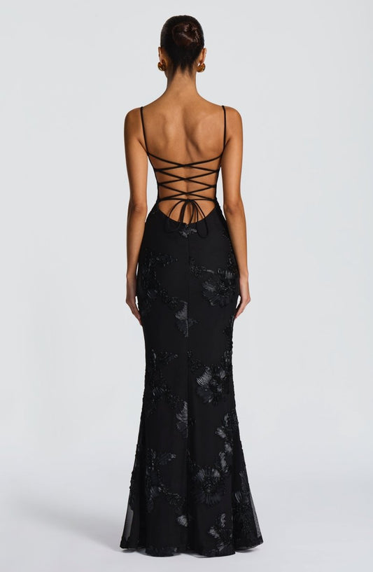 Aurelie - Women's Sheath Maxi Fitted Dress - photo 2