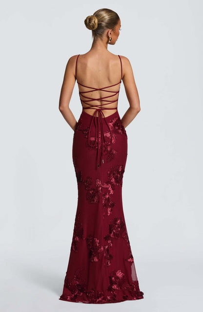 Aurelie - Women's Sheath Maxi Fitted Dress - photo 7