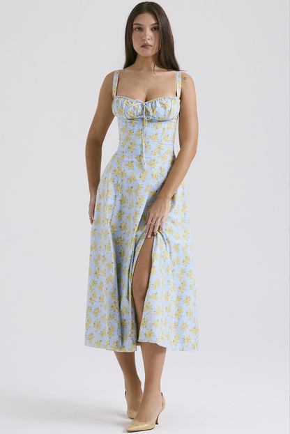 Delia - Women's A-line Midi Dress - photo 3