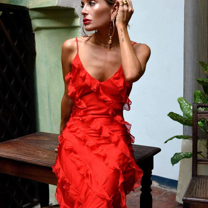 Fenna - Women's Ruffle Maxi Dress - photo 10