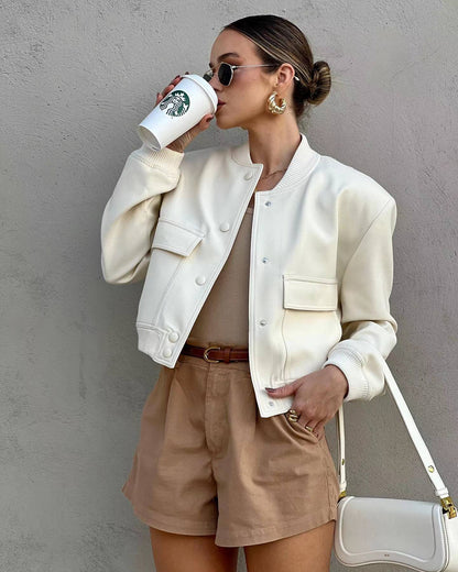 Jolene - Women's Relaxed Bomber Jacket - photo 11